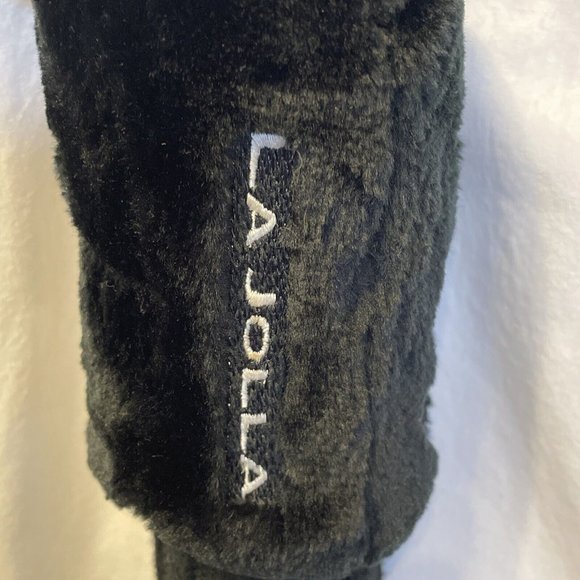 La Jolla Lady Accent Golf Club Headcover Black Gold 16" long Great Used Conditi - Picture 10 of 10